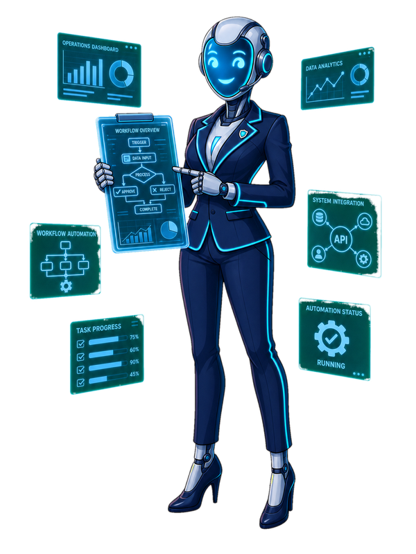 Ellie AI Operator managing workflows